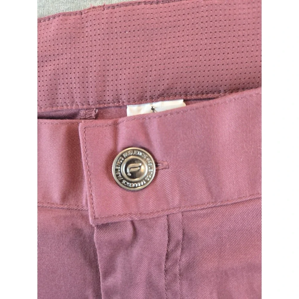 Fabletics The High‎ Side Chino Mens 30x32 Moonlight Mauve Modern Slim Pants NWT